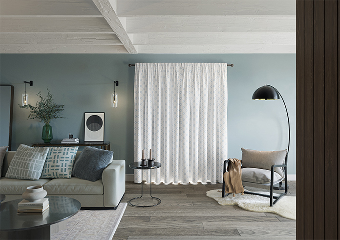 Huaraz Velvet, Mid Blue - Made to Measure Curtains - Image 15